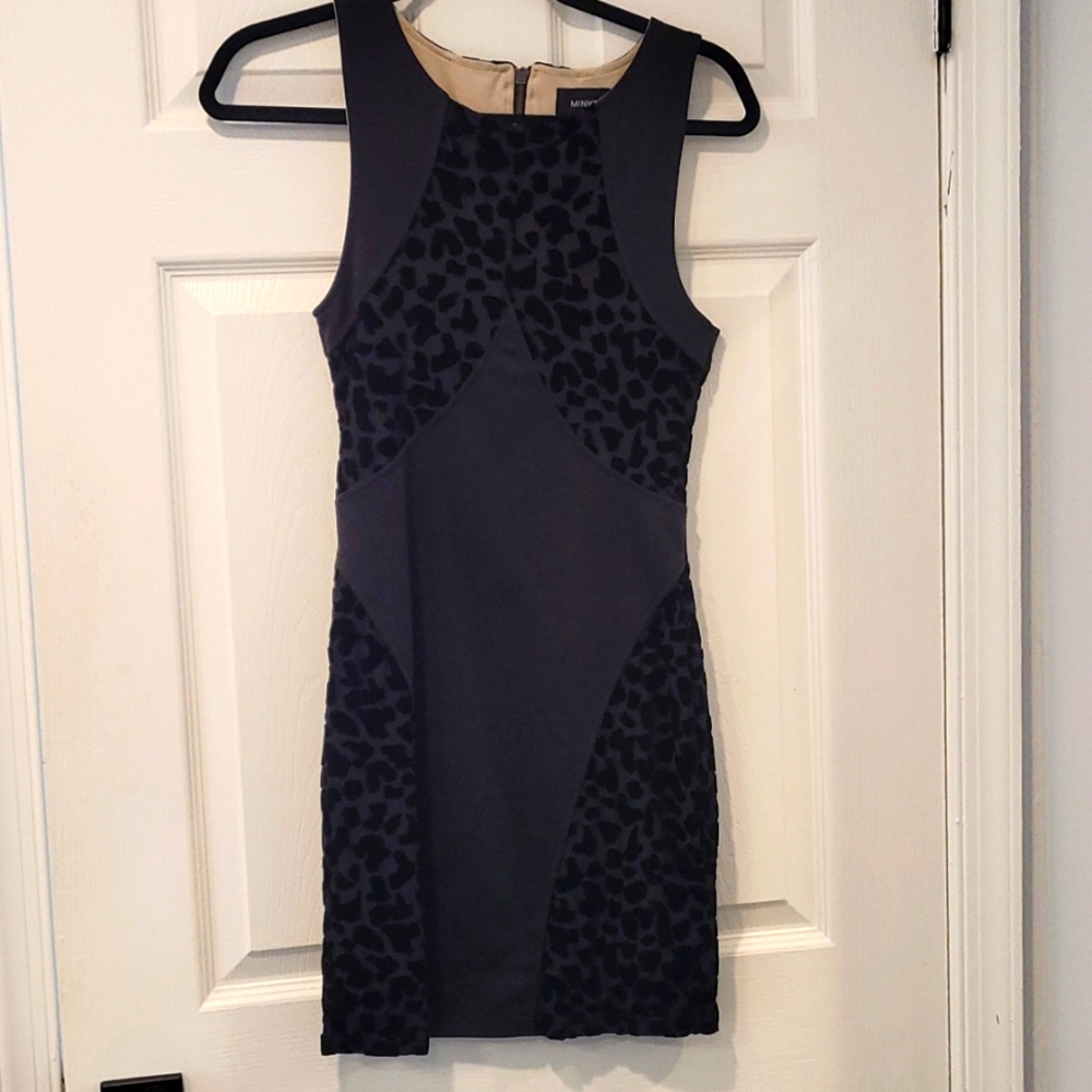 Mink Pink Bodycon Black Mini Dress Small